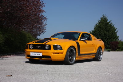 Ford Mustang GT BOSS orange schwarz