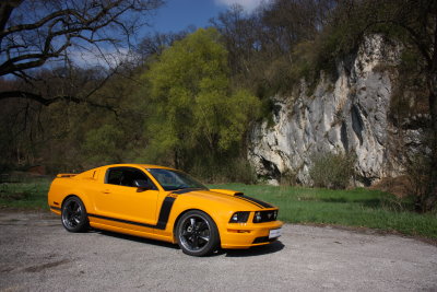 Ford Mustang GT BOSS grabber orange