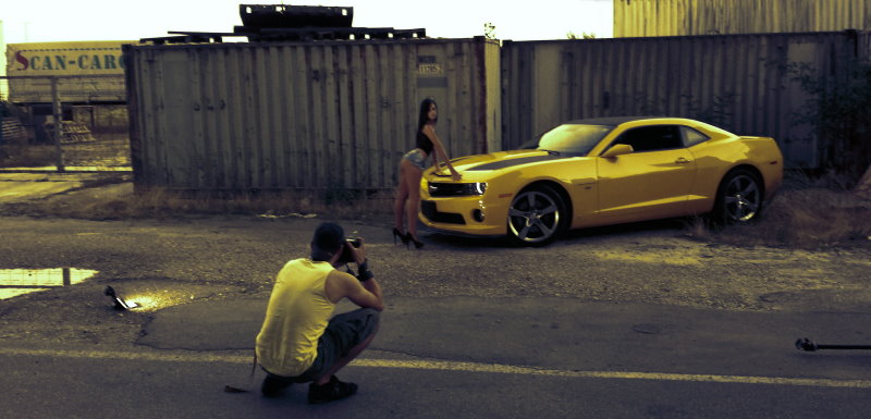 mieten Sie unseren Camaro SS V8 für ein exklusives Fotoshooting