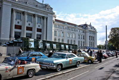 Impala vor technischen Museum in Wien 15